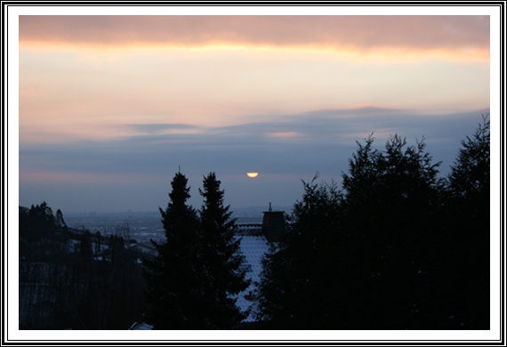 Eiskalter Sonnenaufgang....