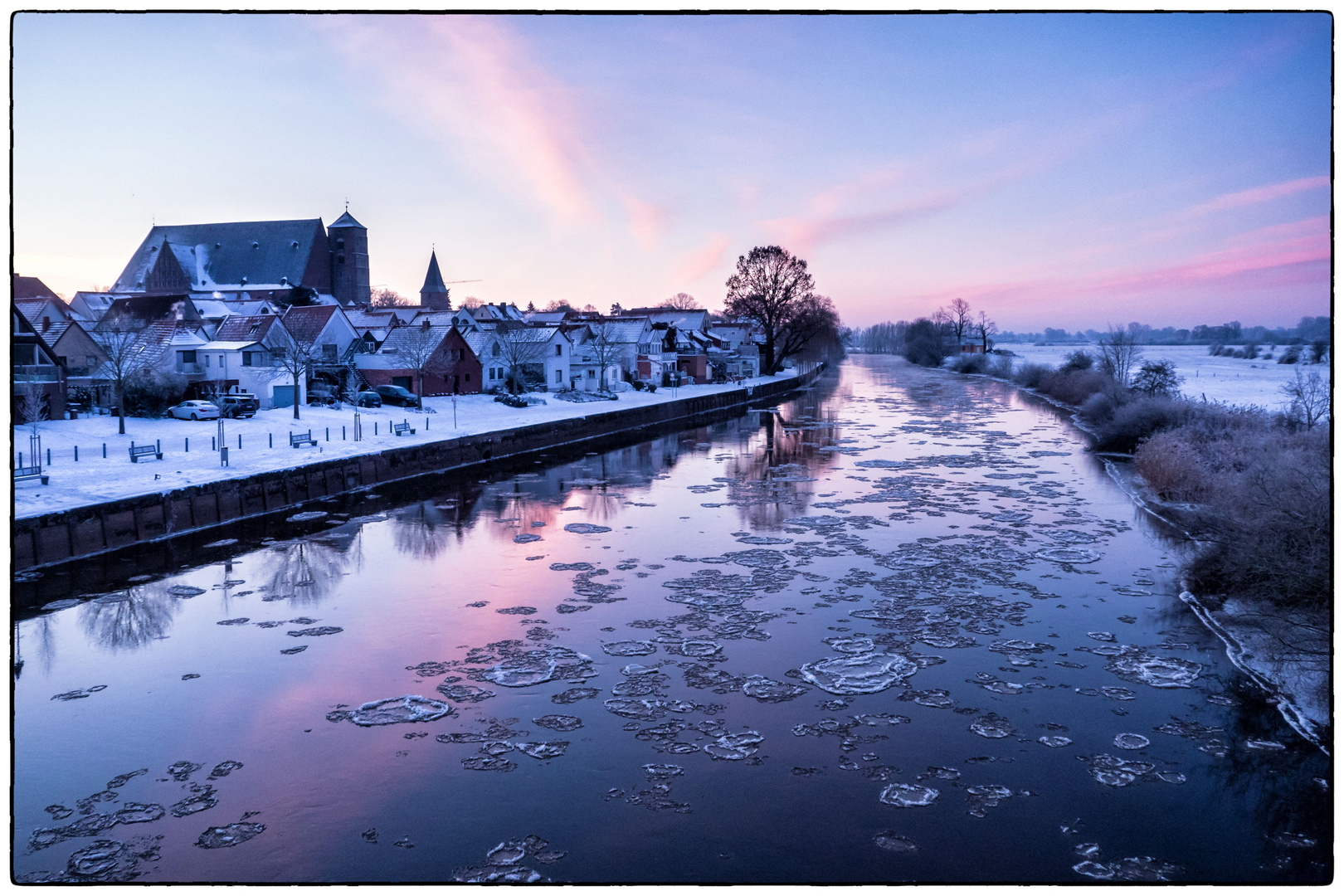 Eiskalter Sonntagmorgen