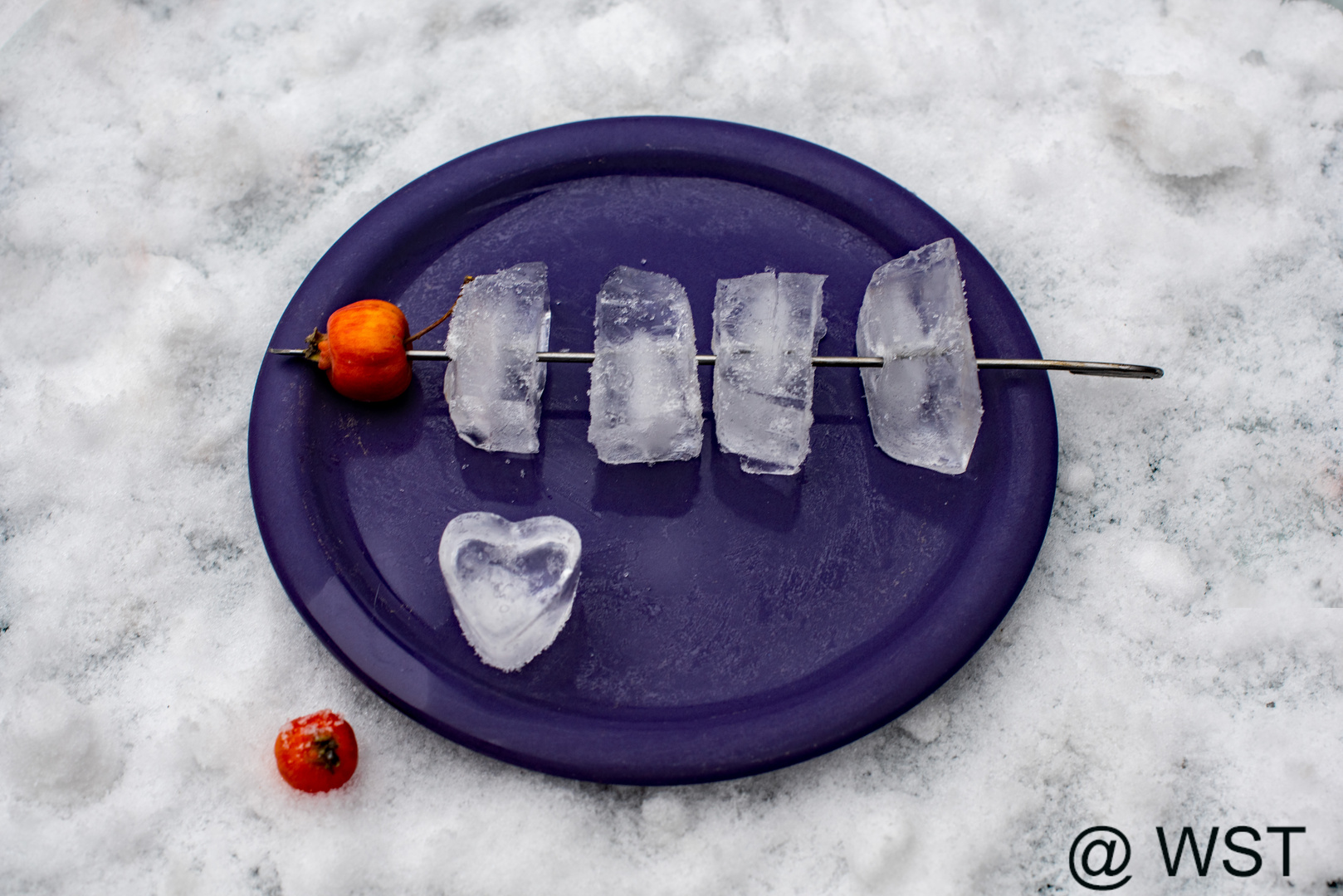 Eiskalter Spieß passend zum jetzigen Sommer