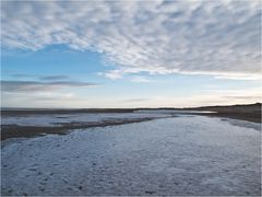 Eiskalter Strand