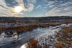 Eiskalter Tag in Rheinhessen