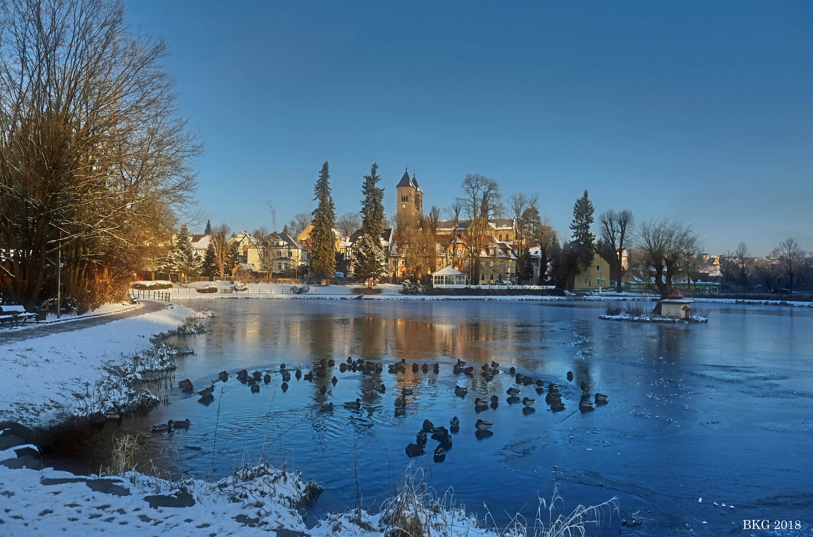 "Eiskaltes Badevergnügend" 