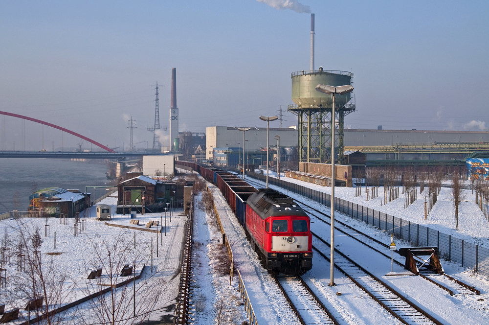 eiskaltes Duisburg