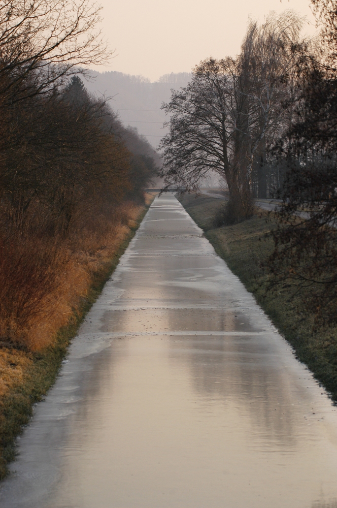 Eiskanal - ohne Gefälle