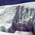 Eiskaskaden am Kilimandscharo