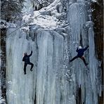 Eisklettern im Röllchen