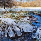 Eiskristalle am Bachlauf