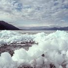 Eiskristalle am Kluane Lake