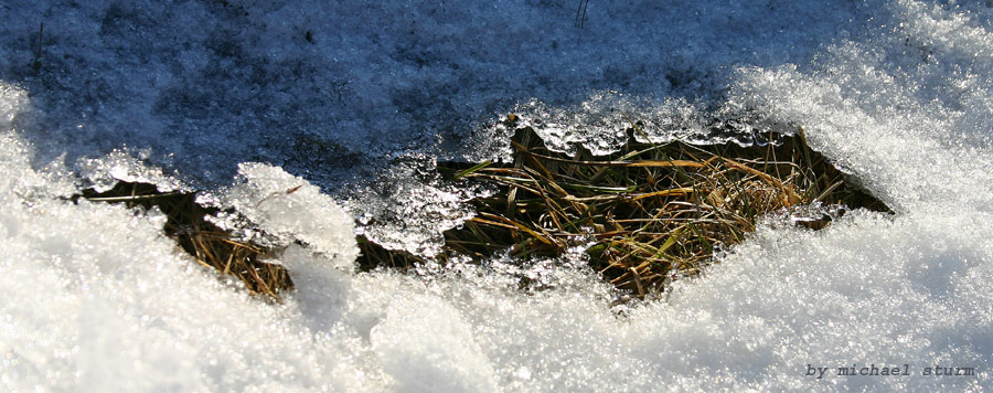 eiskristalle aus vergangener zeit