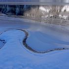Eiskunst am Oeschinensee, Kandersteg. - "Mon" lac de montagne en hiver... 