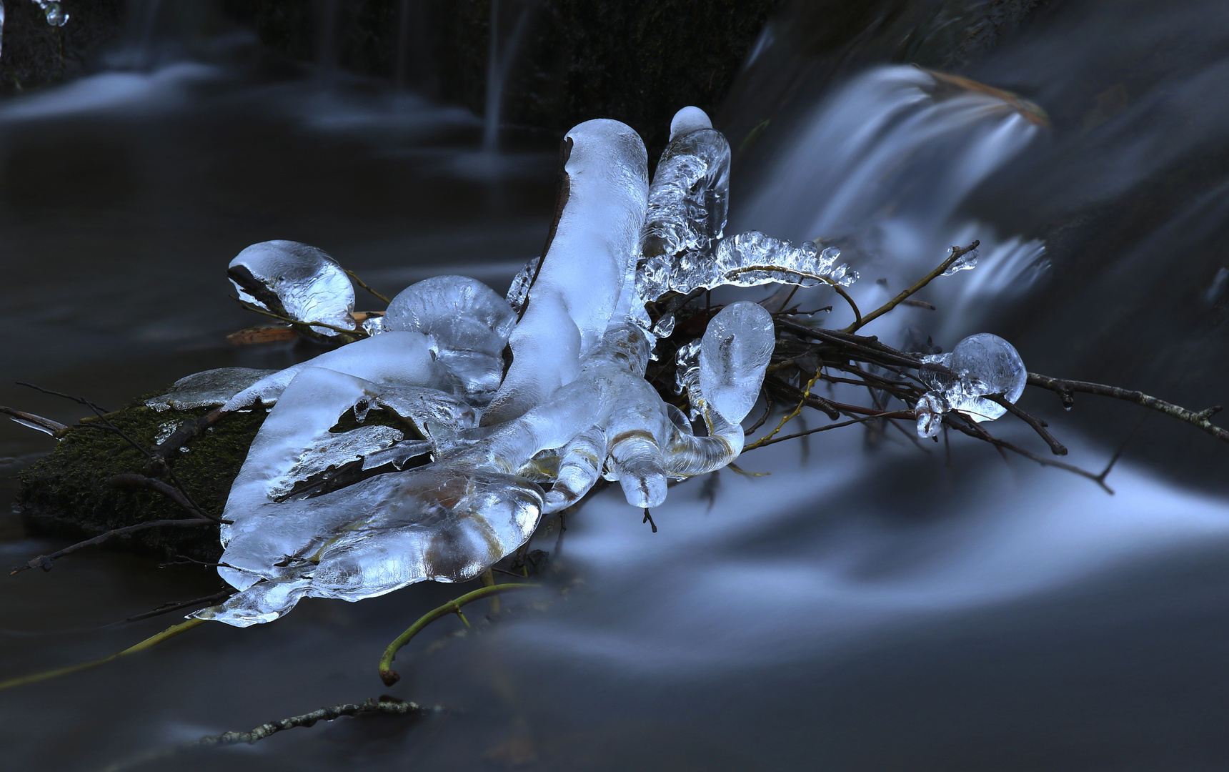 Eiskunst in der Natur