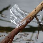 Eiskunstwerke  in der Natur