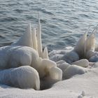 Eislandschaft am See