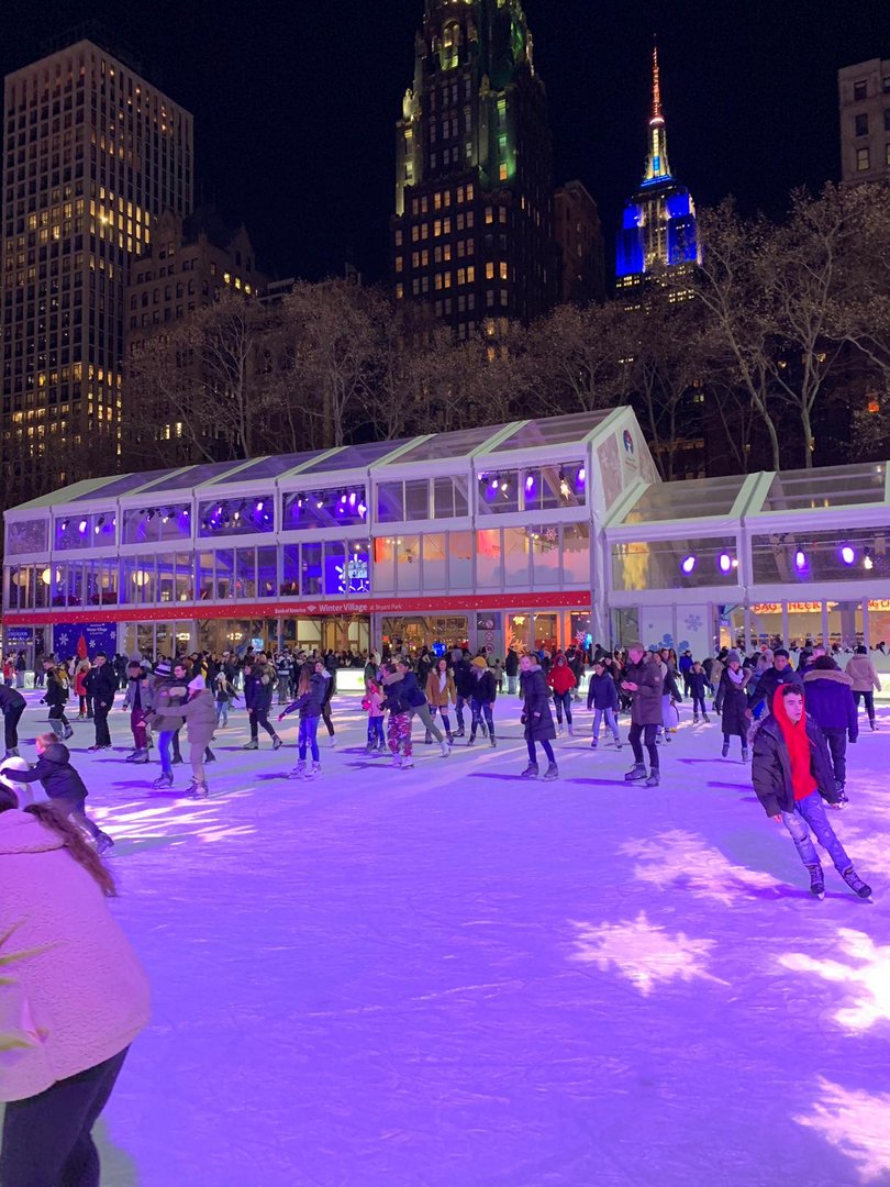 Eislaufen am Bryant Park