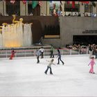 Eislaufen am Rockefellercenter...auch bei Sonnenschein....