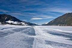 Eislaufen am Weißensee