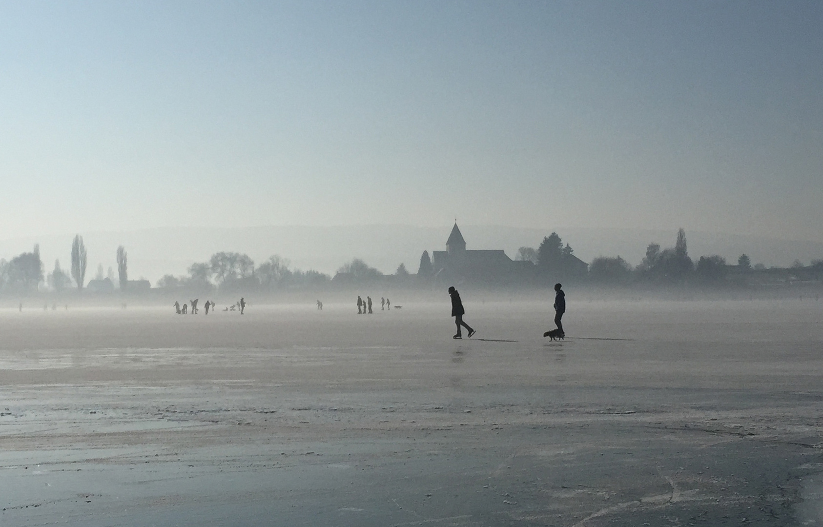 Eislaufen auf dem Gnadensee