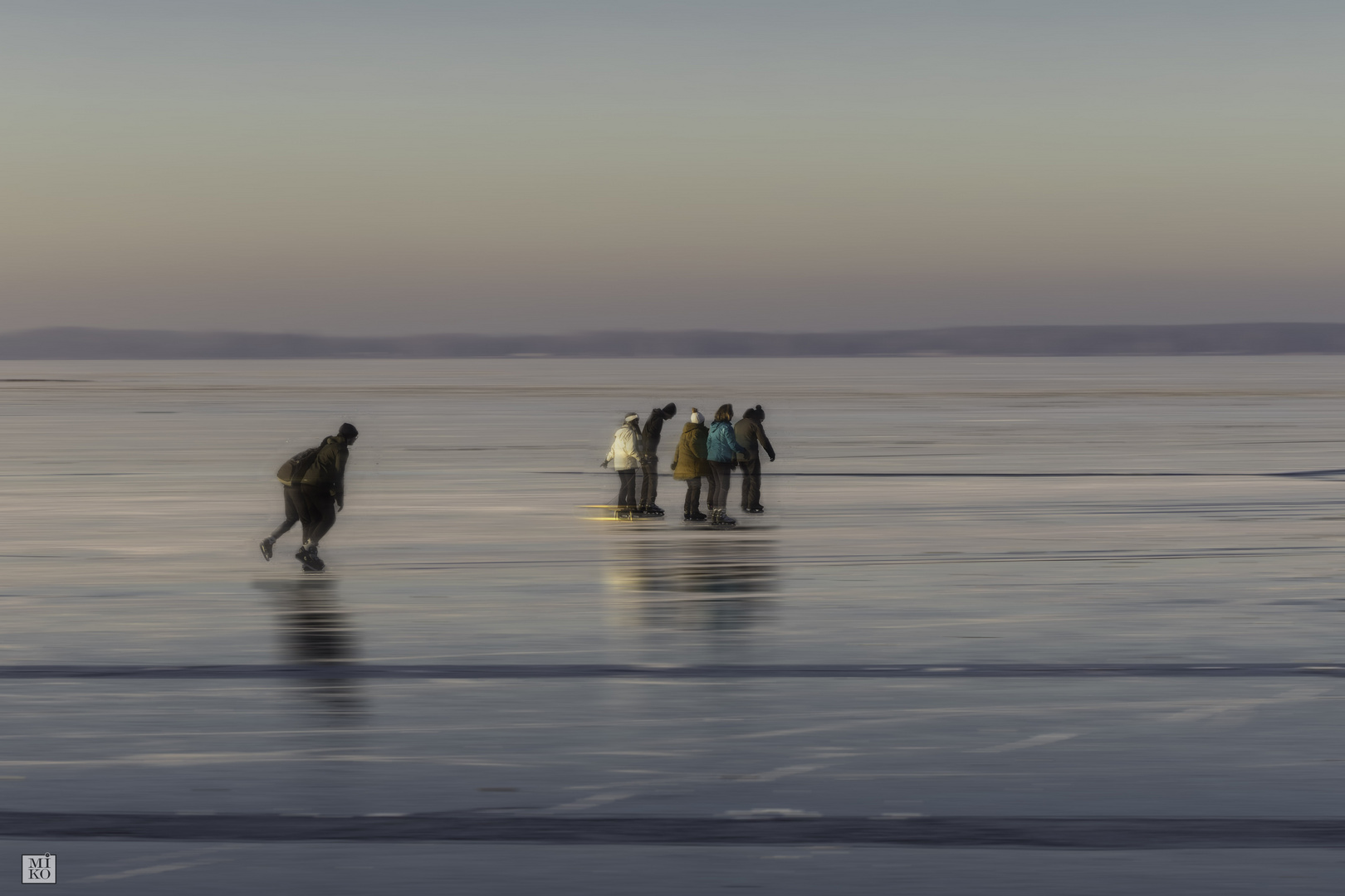 Eislaufen auf dem Steinhuder Meer - ein Wintervergnügen