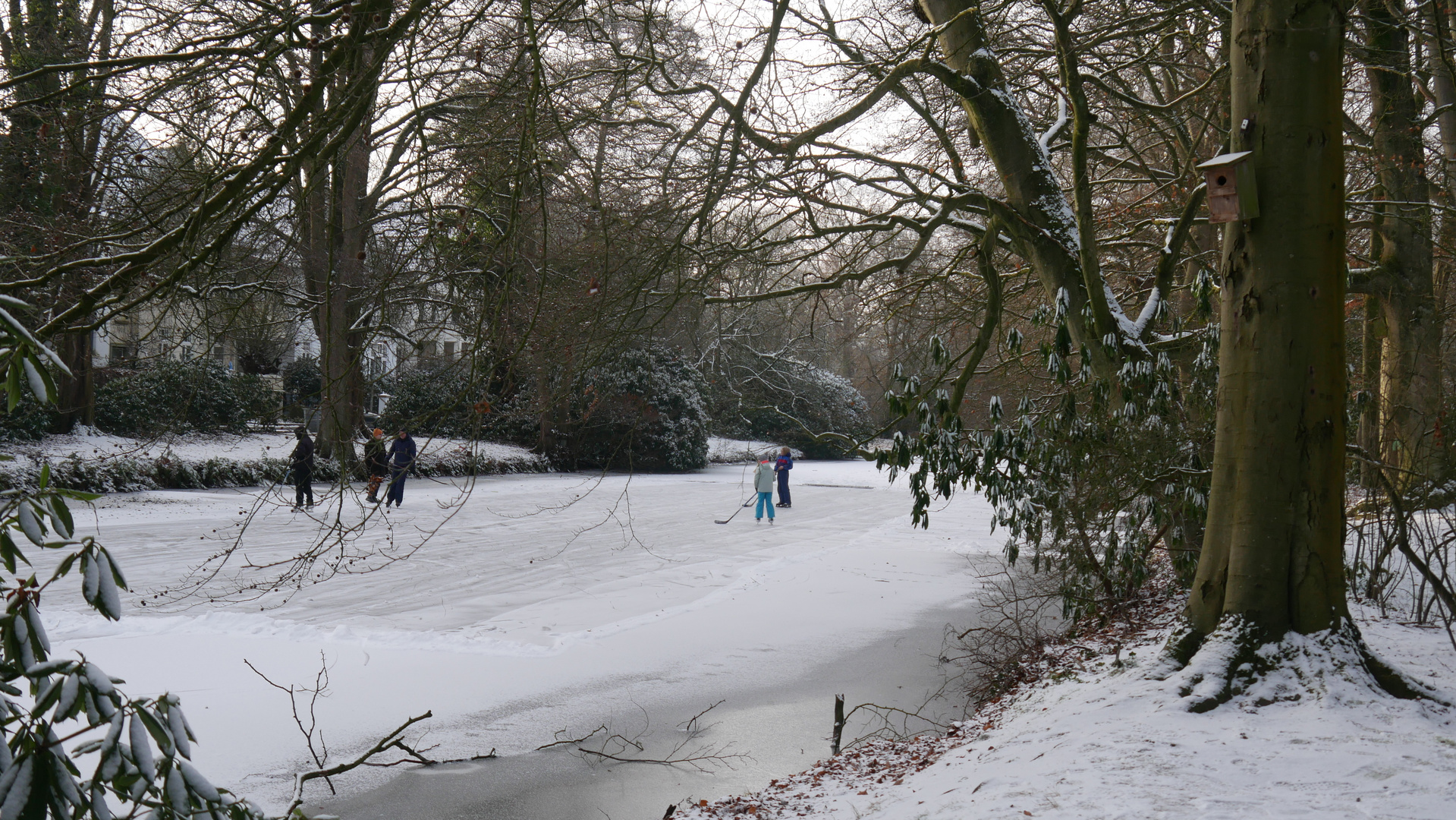 Eislaufen auf der Hunte...