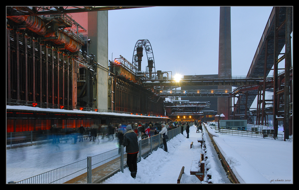 Eislaufen auf Zollverein