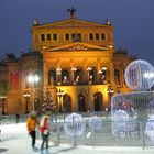 Eislaufen vor der "Alte Oper" Frankfurt am Main, 09.12.2008