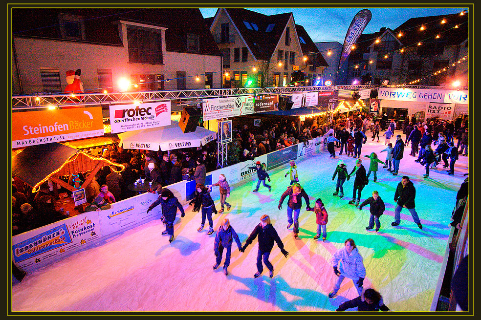 Eislaufzeit - Glühweinzeit - in Ibbenbüren