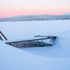 Eisloch der Eisloch Sauna