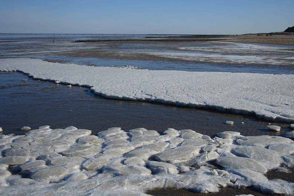 Eismeer an der Nordsee