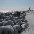 Eismeer I - Mole von Sassnitz am 4.3.2018