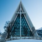 Eismeerkathedrale von Tromsö im Winter