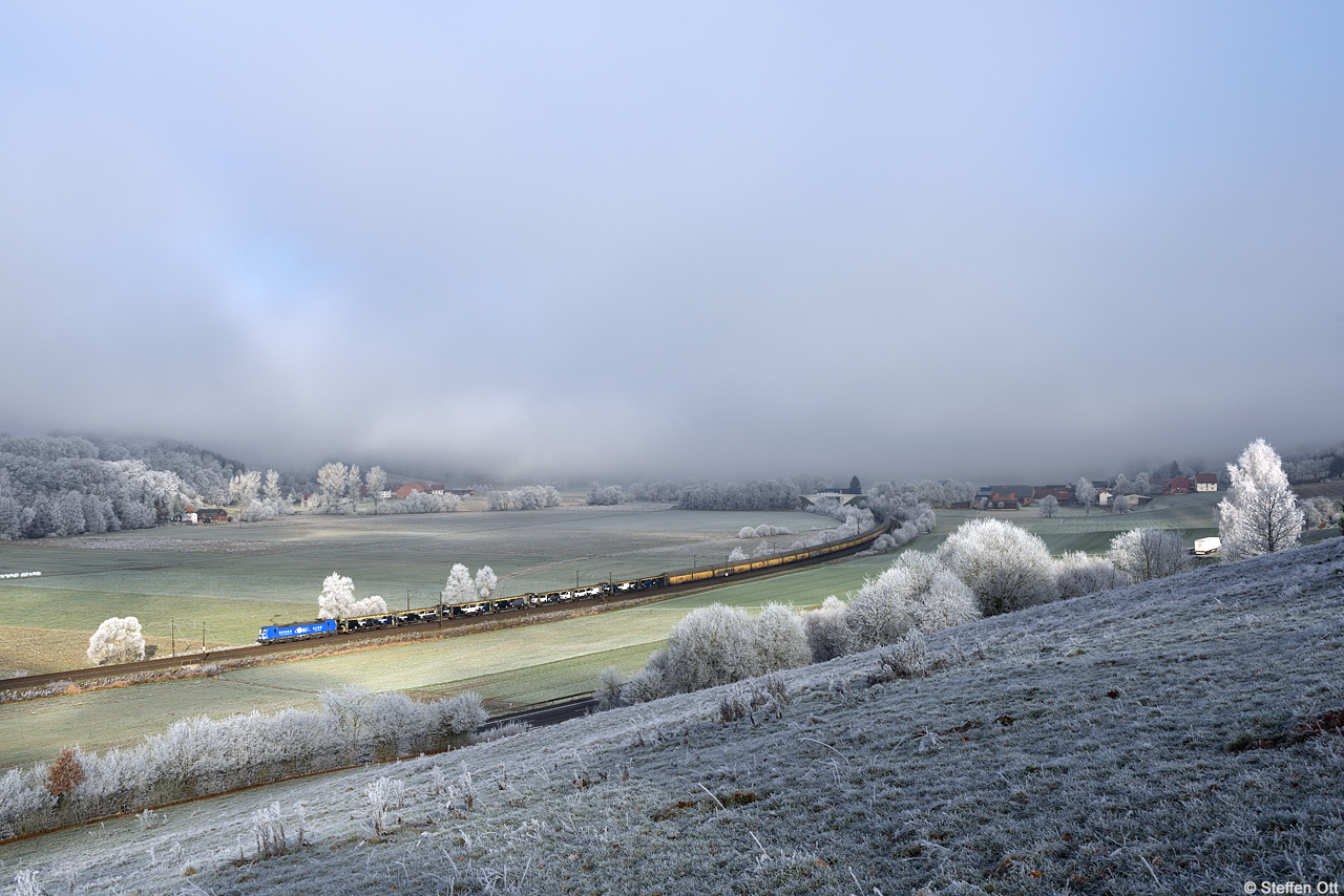 Eisnebel im Haunetal