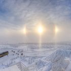 Eisnebelhalo von der Wetterwarte am Fichtelberg