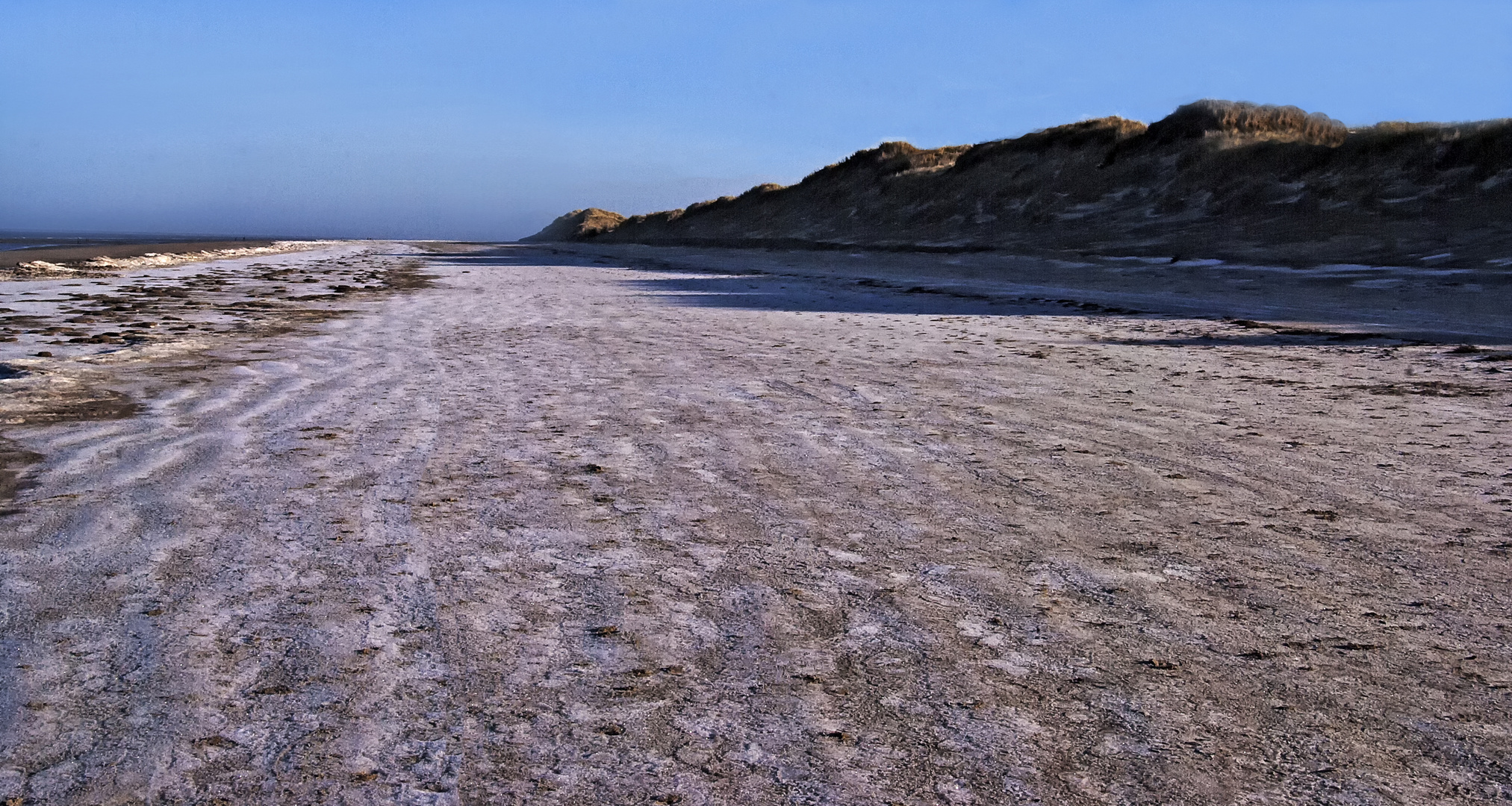 Eispanzer auf Borkum