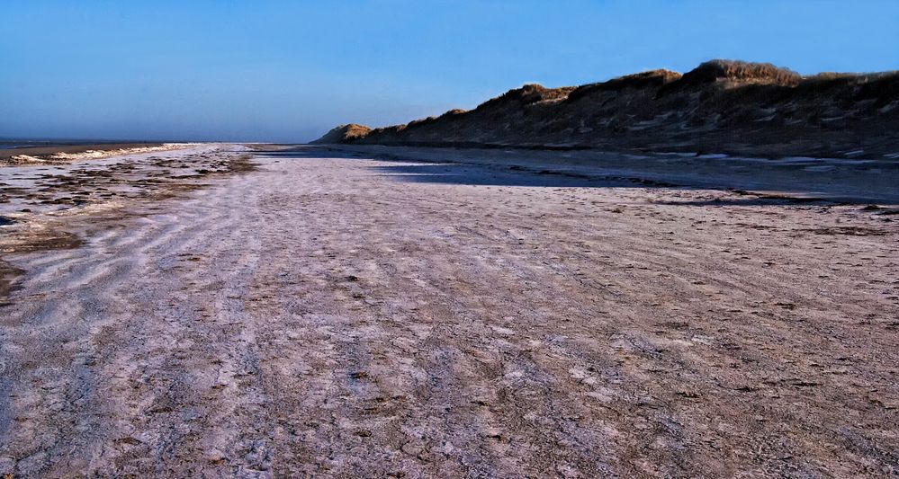 Eispanzer auf Borkum