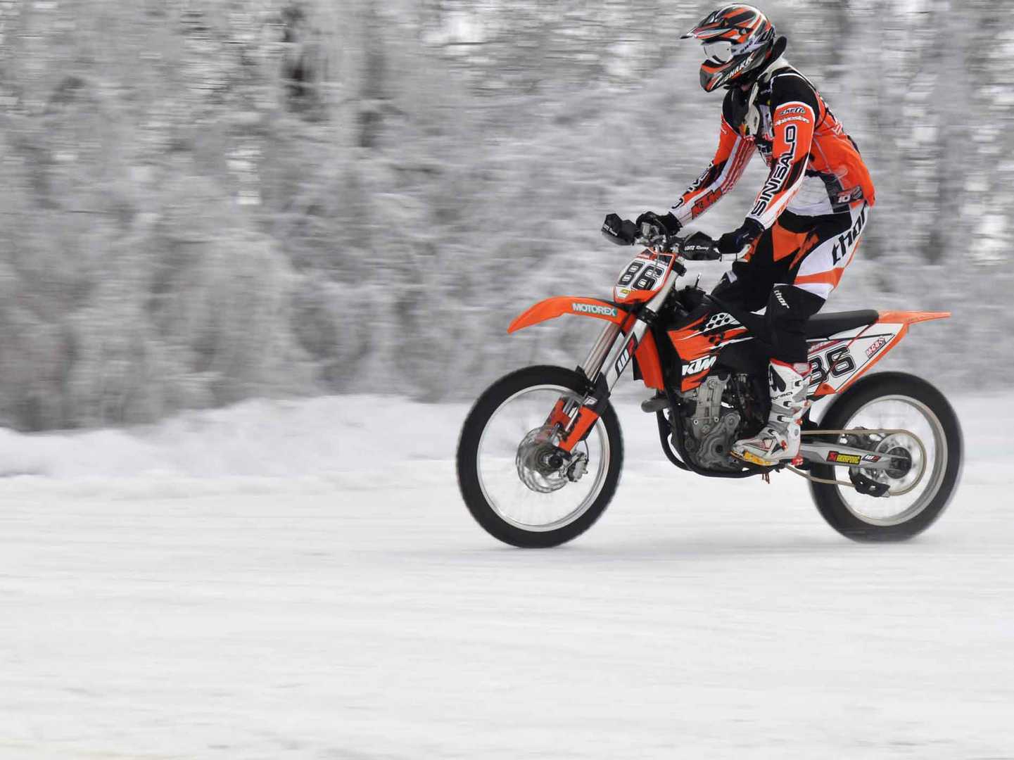 Eisrennen Moto Cross