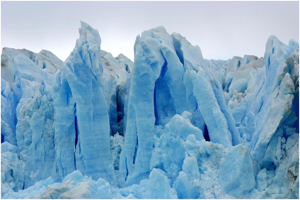 Eissäulen am Perito Moreno Gletscher
