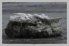 Eisschichen aus dem Meer