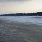 Eisschlamm auf Usedom