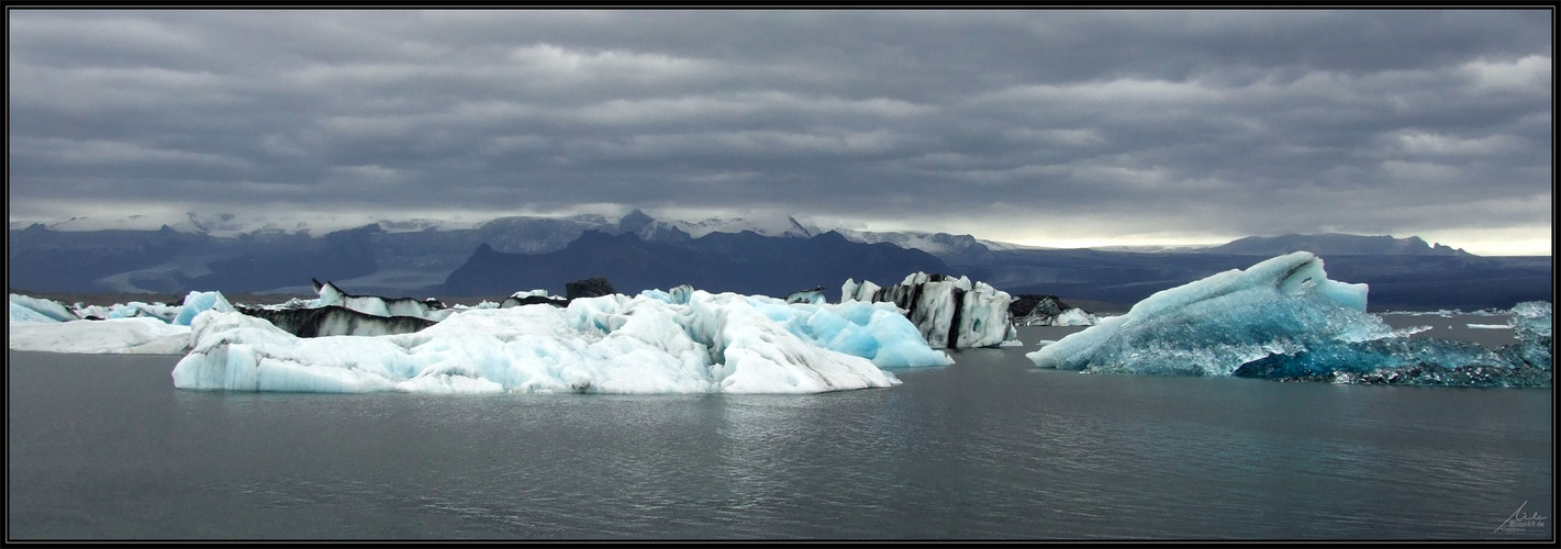 Eisschollen am Jökulsárlón