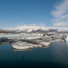 Eisschollen auf dem Jökulsárlón in Island