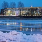 Eisschollen auf der Elbe 