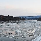 Eisschollen auf der Weser I
