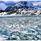 Eisschollen im Hochsommer