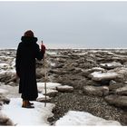 Eisschollen im Wattenmeer