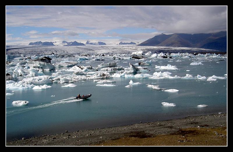 Eisschollen in Island