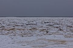 Eisschollen in St. Peter-Ording