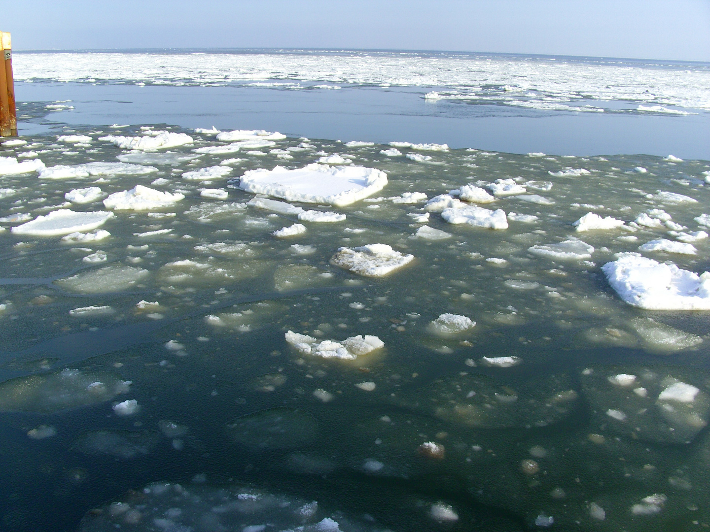 Eisschollen vor List - Sylt