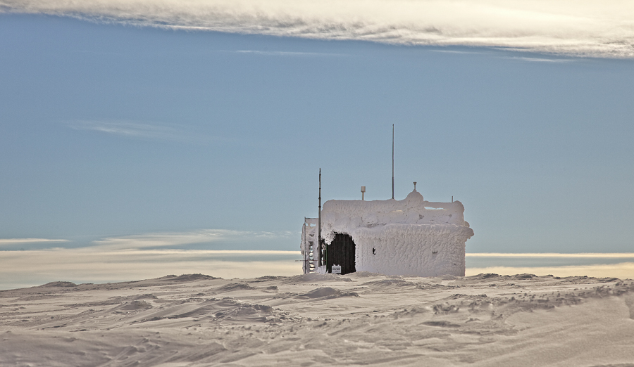 Eisschrank auf dem Brocken