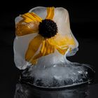 Eisschuh mit Blume