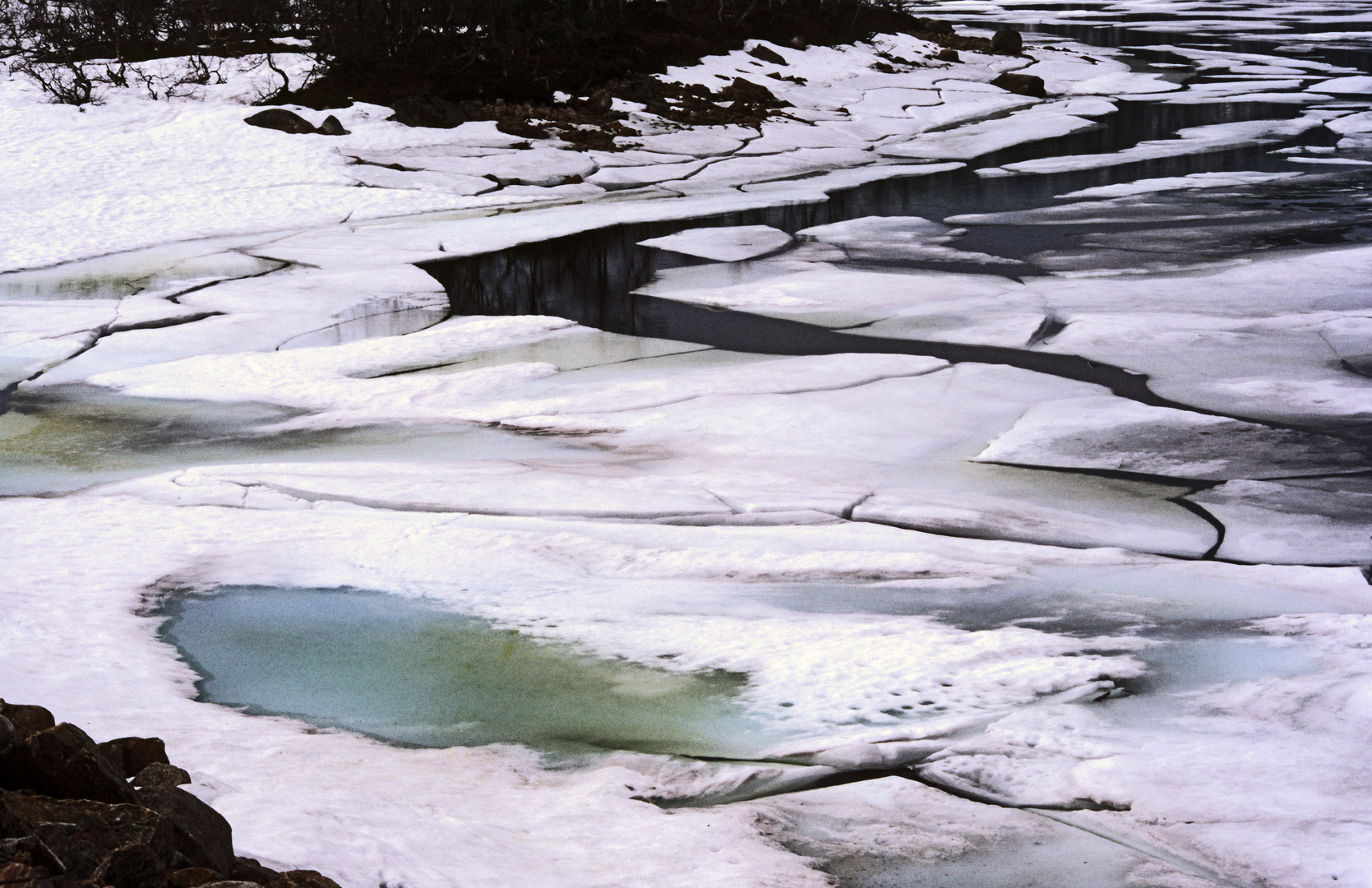 Eissee an der Haukelistrasse